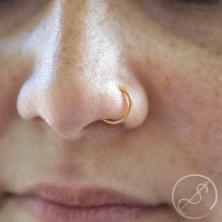 Rings for Healed Nostril Piercings