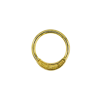 Janna seam ring without gems, 14k yellow gold, 16g 3/8”
