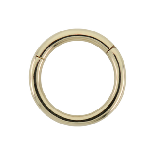 Basic clicker/hinged ring in 14k yellow gold, 16g