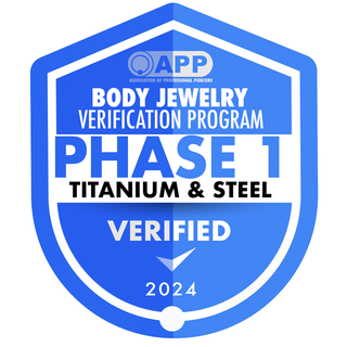 Pear fan threadless end with outside accents in titanium