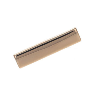 Rectangle end in rose gold, 2x9mm, threadless