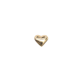 Heart end in rose gold, 4mm, threadless