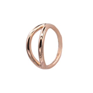 Illusion ring in rose gold, 18g 5/16