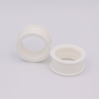 Matte finish eyelet in silicone, 1”, White