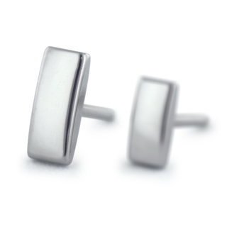 Rectangle bar end in titanium, 4mm, threadless