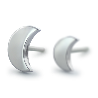 Moon threadless end in titanium 4mm