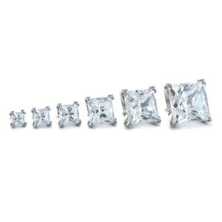 Princess gem theadless end in titanium
