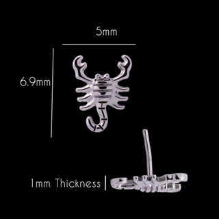 Lucian scorpion threadless end in titanium