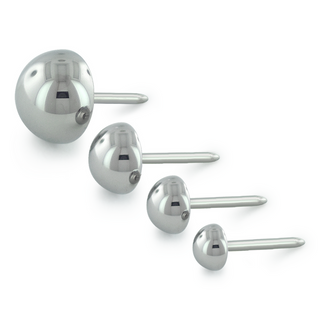 Dome threadless end in titanium