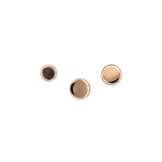 Disk end in rose gold, threadless