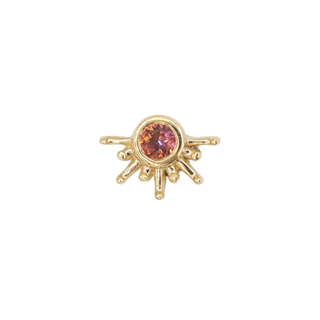 Live to Tell in yellow gold with Anastasia topaz, threadless