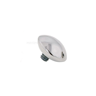 Threaded m&m end in titanium for 6g