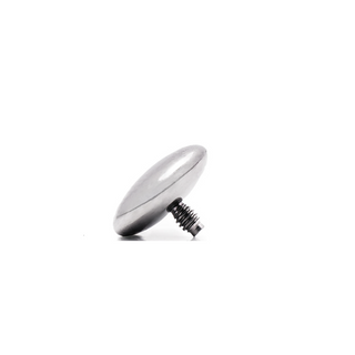 Threaded m&m end in titanium, 12g, 6mm