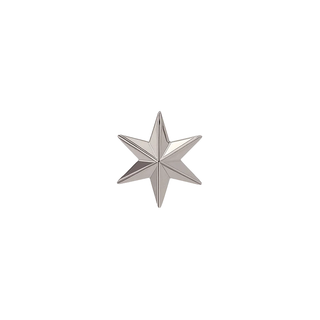 Nstar threadless end in white gold, 4.5mm