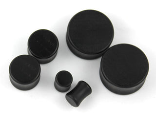 Regular wood plugs in gabon ebony, 7/8" (22mm)
