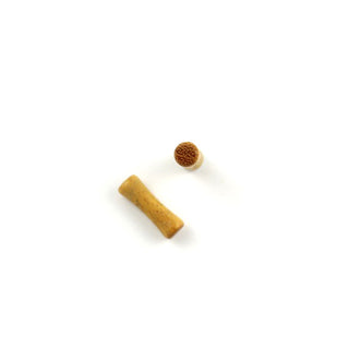 Regular wood plugs in olive, 8g (3mm), pair