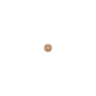 Sandblasted disk in rose gold, 2mm, threadless
