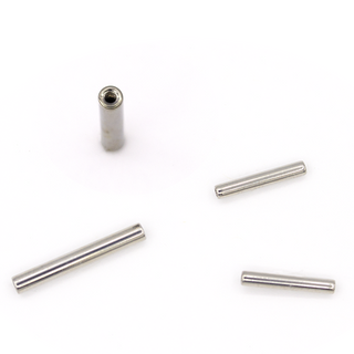 Threaded straight barbell post in titanium, 12g