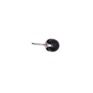 Claw-set gem ball threadless ends in titanium, 3mm