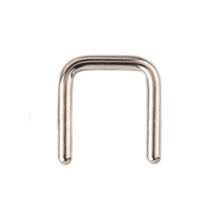 Septum retainer in titanium, 1/4” wearable with 5/16” legs, 16g